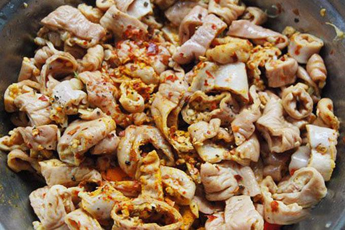 Lòng non xào cay giàu dinh dưỡng