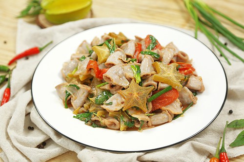 Lòng non xào khế chua ngọt ngon